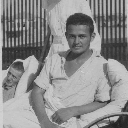 Moshe Feldenkrais injured